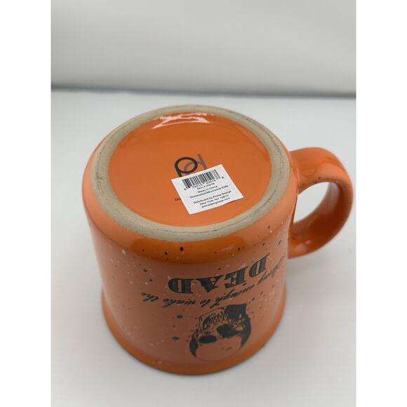 Prima Design Skull Mug "Strong Enough to Wake the Dead" Ceramic 16oz Mint - Picture 7 of 10